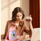 Stainless Steel Vacuum Insulated Water Bottle with Handle & Sticker (700 ML)