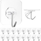 Heavy Duty Flower Adhesive Wall Hooks - (10 Pc / Set)