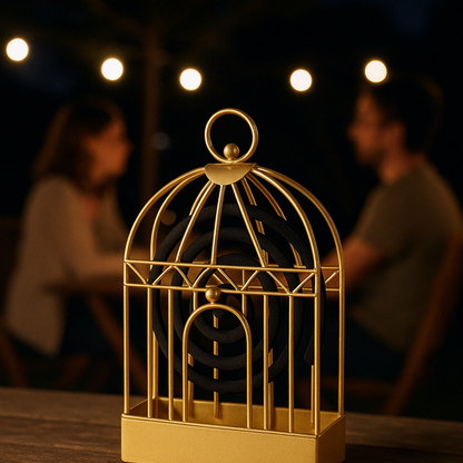 Mosquito Coil Holder, Vintage Style Durable Household Mosquito coil Stand Office Home