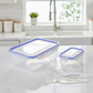 Multipurpose Air Tight 4 Side Lock Food Grade Lunch Box With Small Square Container