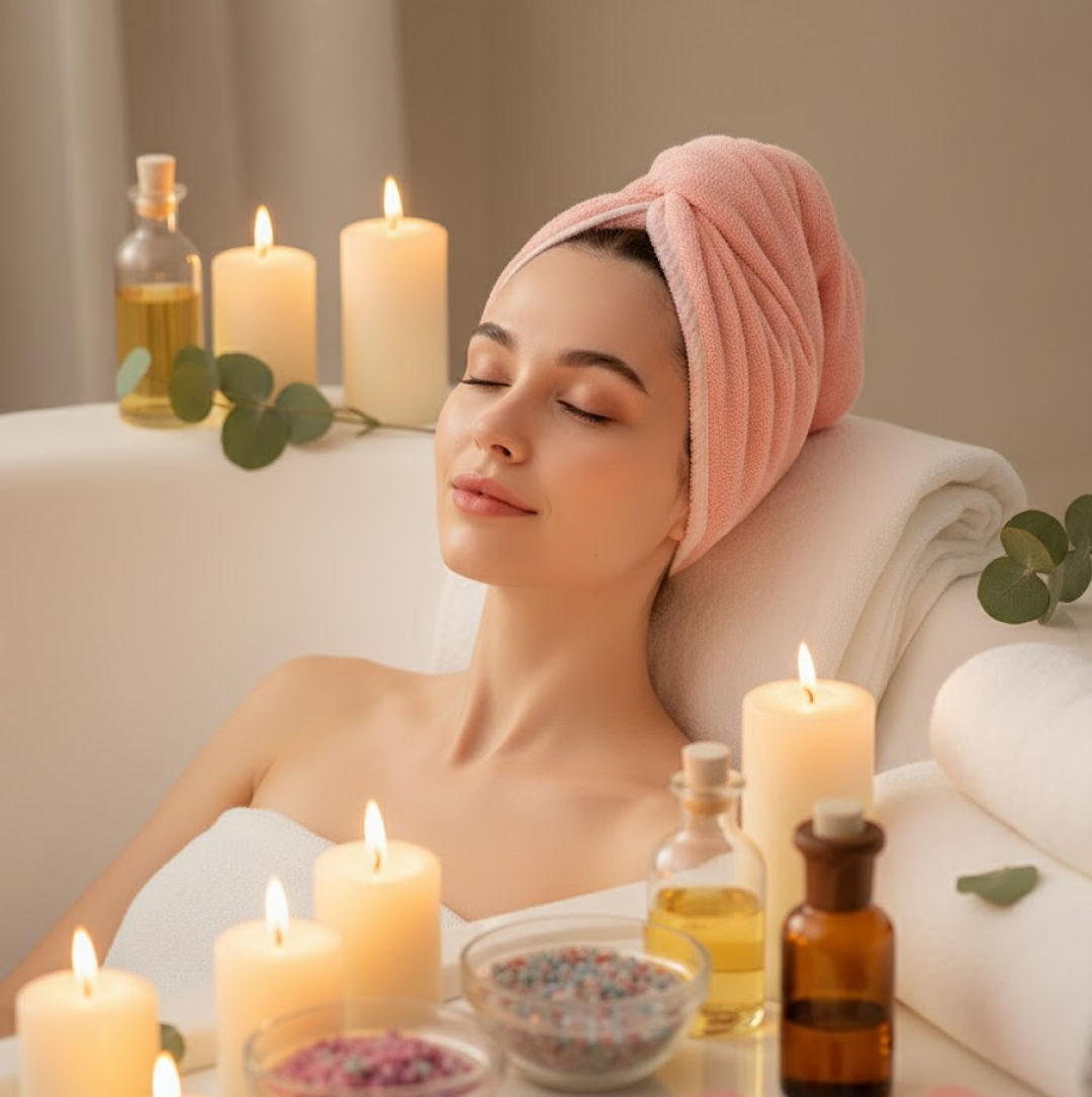 Hair Drying Magic Hair Cap Towel Wrap for Women (1 Pc / Mix Design)