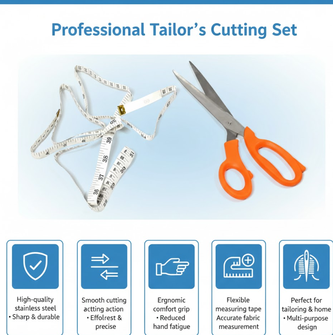 Tailor Scissors And Measuring Tape High Quality Scissor