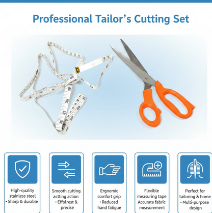 Tailor Scissors And Measuring Tape High Quality Scissor