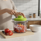 Ganesh Master Chopper with 5 Stainless Steel Blades, XL Large Jumbo Chopper (900 Ml)