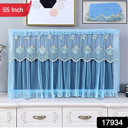 Dustproof Cover for Indoor, TV Screen Protector Cloth Cover (55 Inch) Your Brand