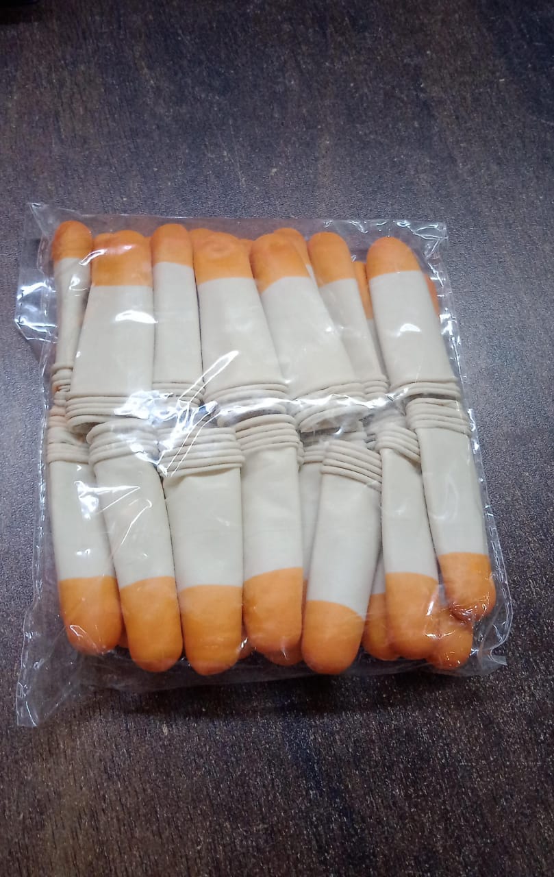 Finger Caps, Silicone Finger Protectors Sleeves (Finger Cots / 145 Pcs Set Approx) Your Brand