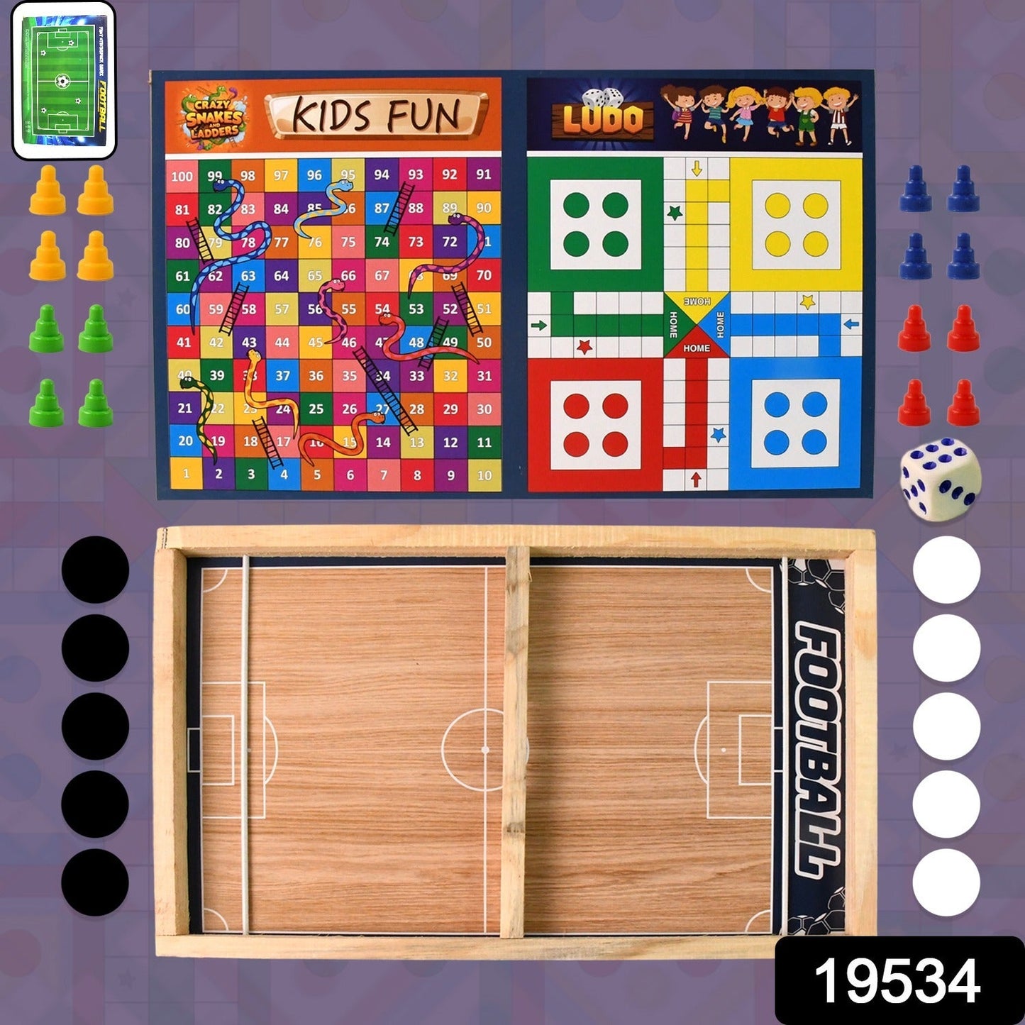 Affordable Wooden Game Set
