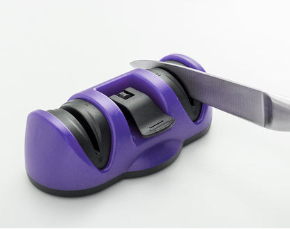 Manual Knife Sharpener 2 Stage Sharpening Tool for Ceramic Knife and Steel Knives Your Brand