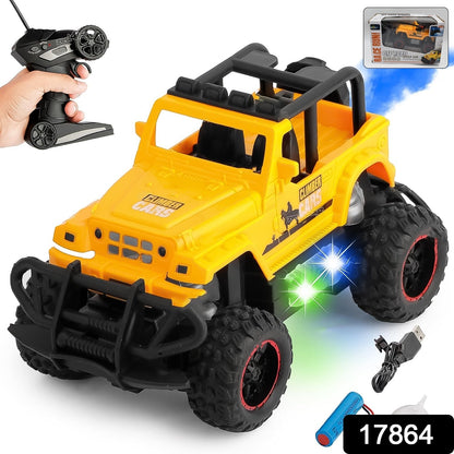 Mist Spray Race Car Toy Off Road Speed Car With Smoke (Water Sprayer Mist With Light) High Strength Climbing Power & Smoke Effect (Color May Vary), Kids Your Brand