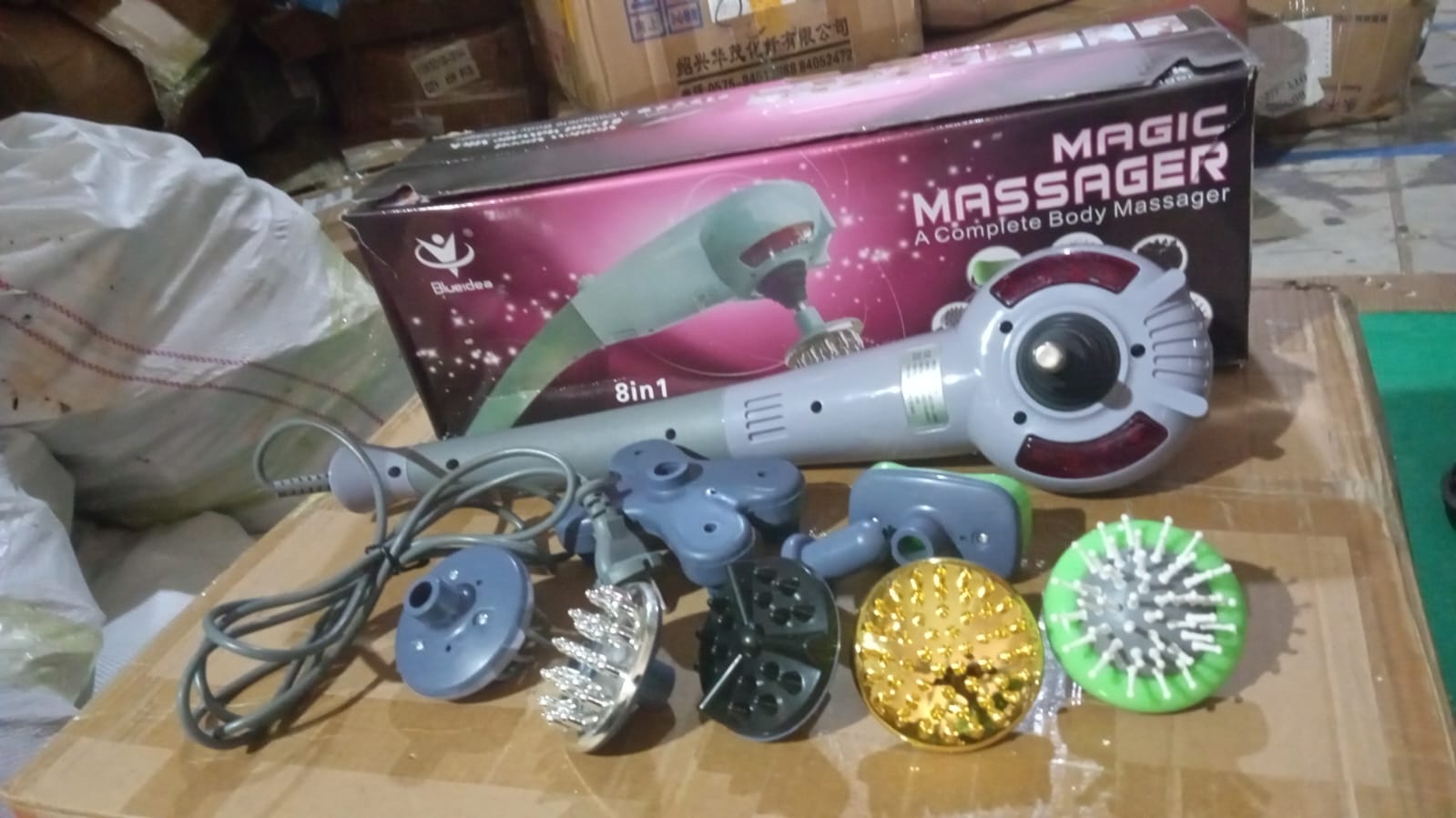 Electric 8 In 1 Full Body Massager, Magic Massager (1 Set) Your Brand