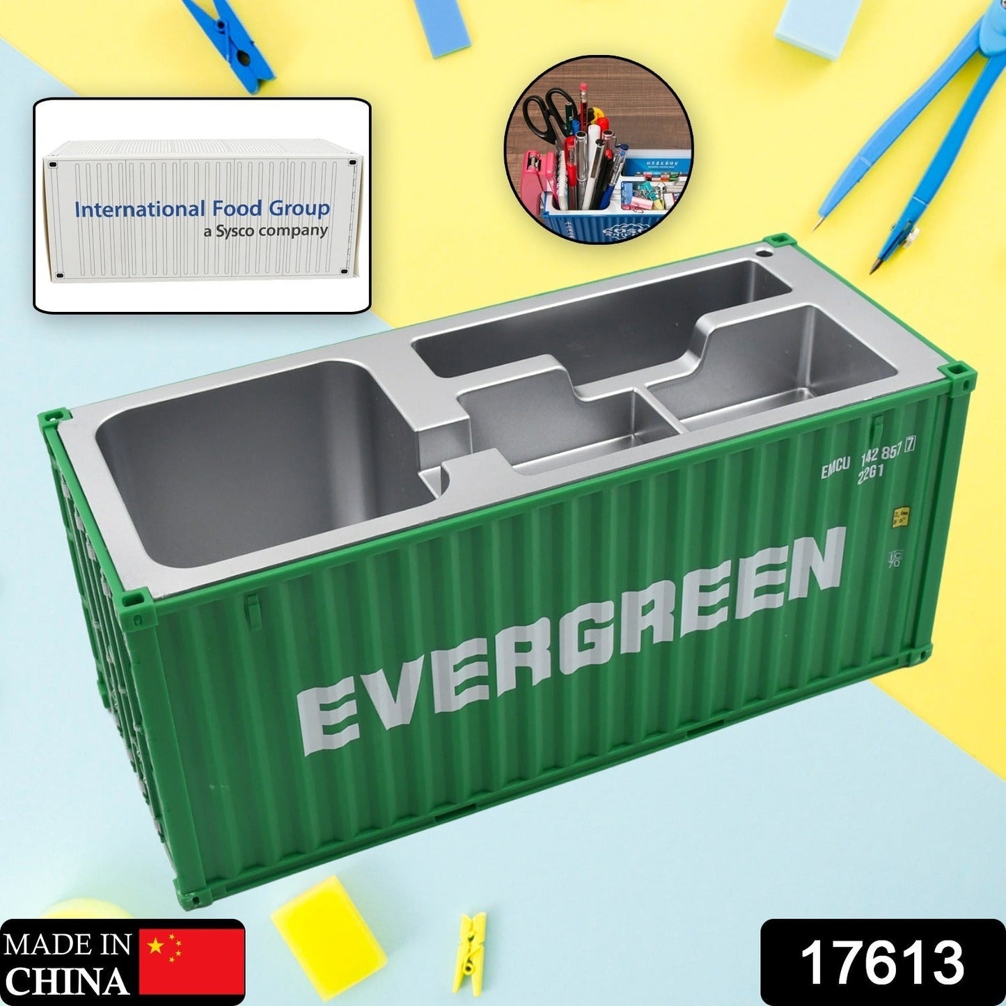 Shipping Container Pen Holder Shipping Container Model Pen Name Cardholder Simulated Container Model For Business Gift Your Brand