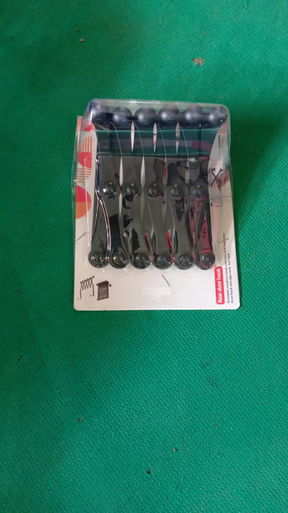 6 Hook Door Hanger, Steel Coat Rack (1 Pc) Your Brand