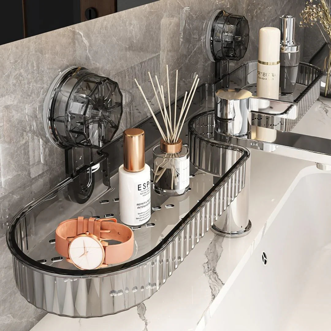 Universal Faucet Suction Shelf (Punch-Free)