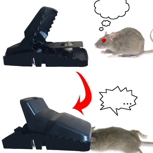 Mouse Catcher Trap Cage with Mouse Figure for Home, Kitchen, Room, Office, Indoor, Outdoor Mice Pest Control Reusable (1 Pc) Your Brand