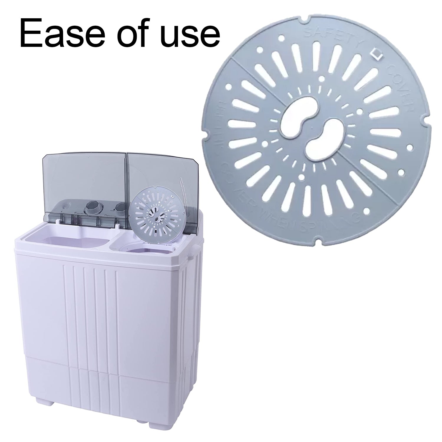 Universal Fit Top Load Semi Automatic Washing Machine Spin Safety Cover / Spinner Cap / Dryer Safety Cover / Lid & Plate (1 pc) Your Brand