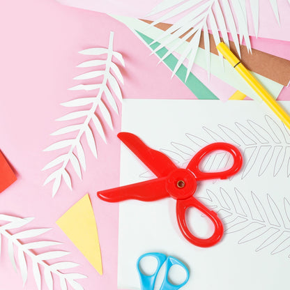 Plastic Child-Safe Scissor Set (50 Pcs Set) Your Brand