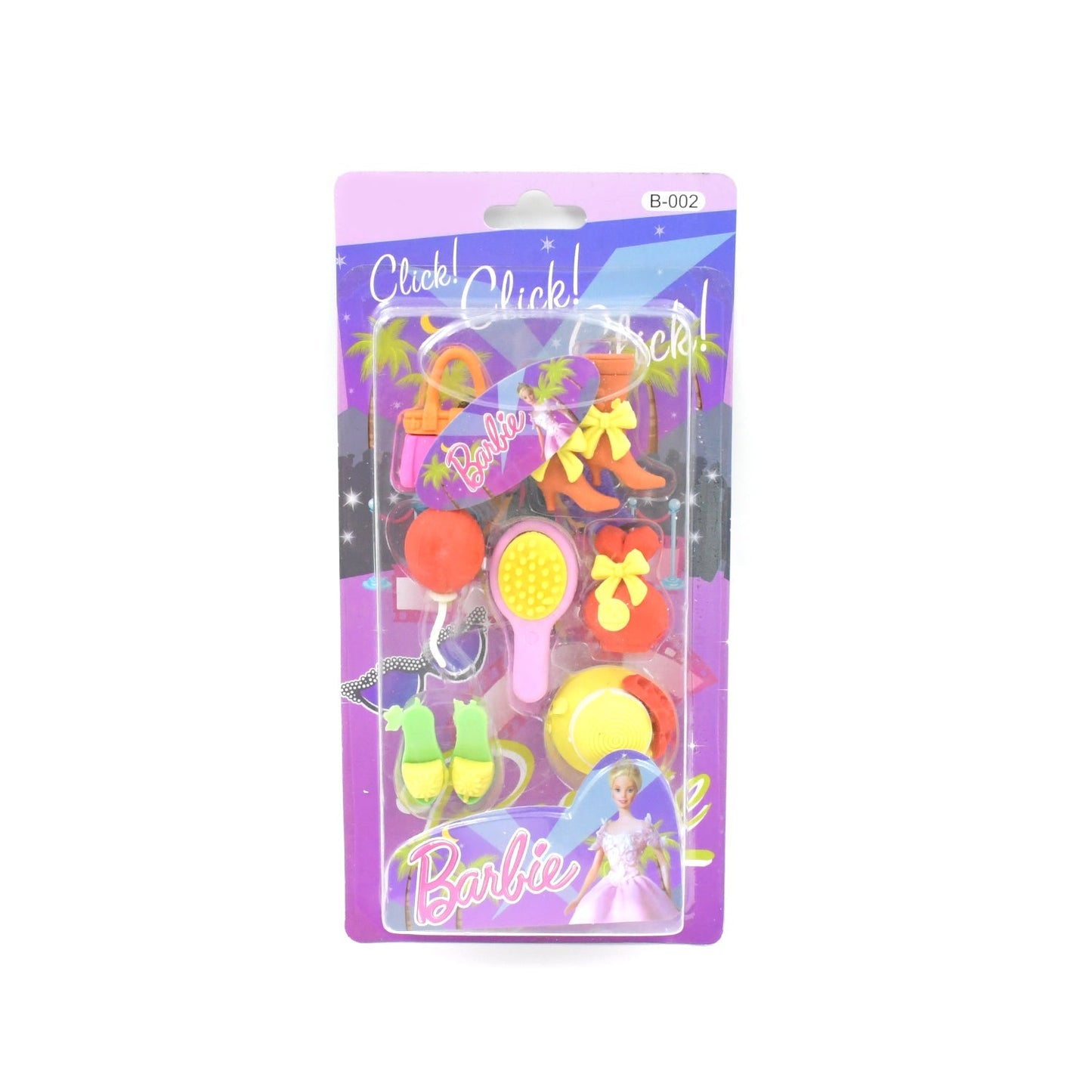 Fancy & Stylish Mini Erasers for Kids (9 Pc Set) - Fun Designs, Party Favors Your Brand