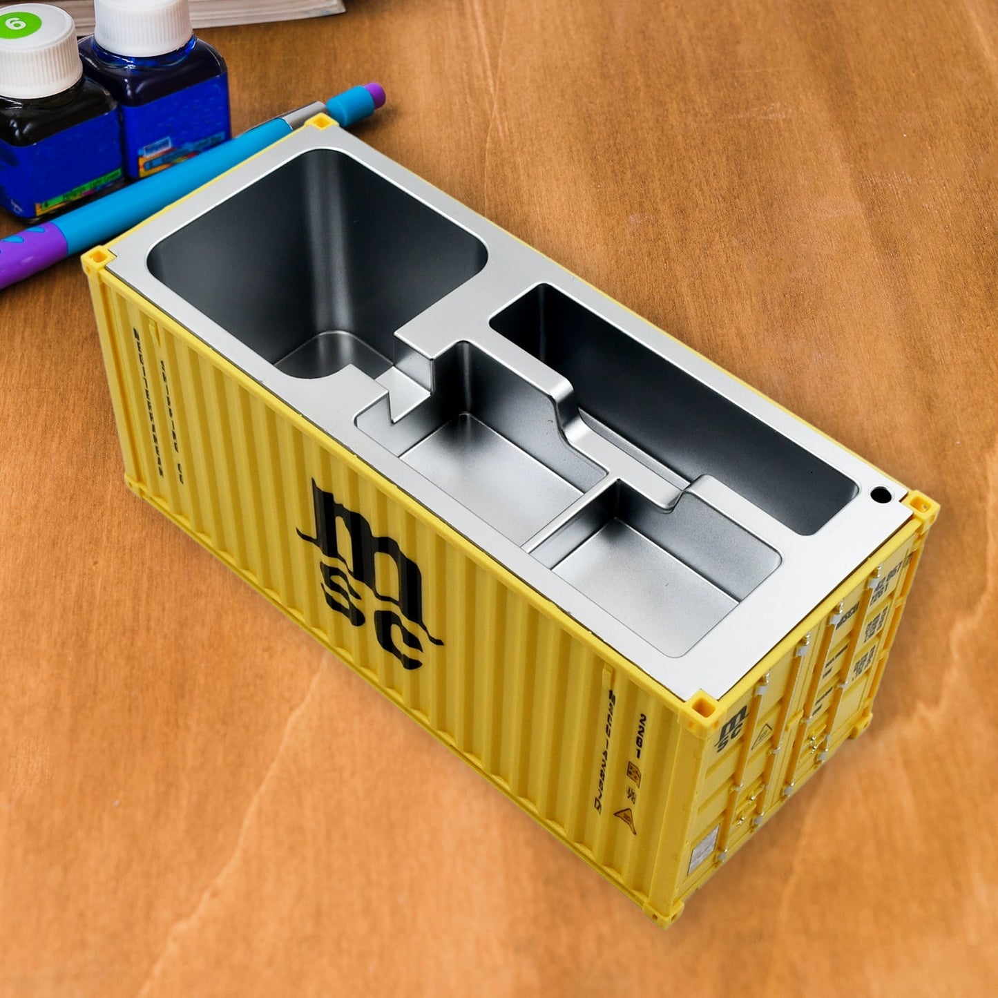 Shipping Container Pen Holder Shipping Container Model Pen Name Cardholder Simulated Container Model For Business Gift Your Brand