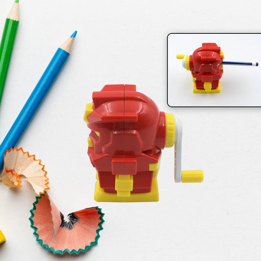 Sharpener for Pencil with Removable Tray Hardiness Steel Cutter, Kids Teddy Shaped Pencil Sharpener Machine, Birthday Return Gift Stationary Gifts Your Brand