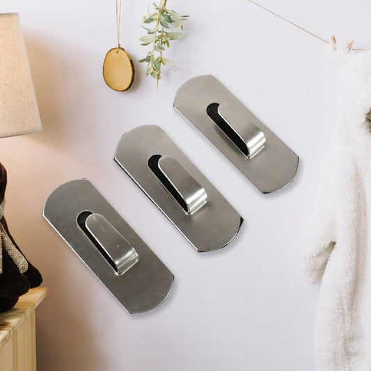 Self- Adhesive Hooks, Heavy Duty Wall Hooks Hangers Stainless Steel Waterproof Sticky Hooks for Hanging Robe Coat Towel Kitchen Bathroom and. Your Brand