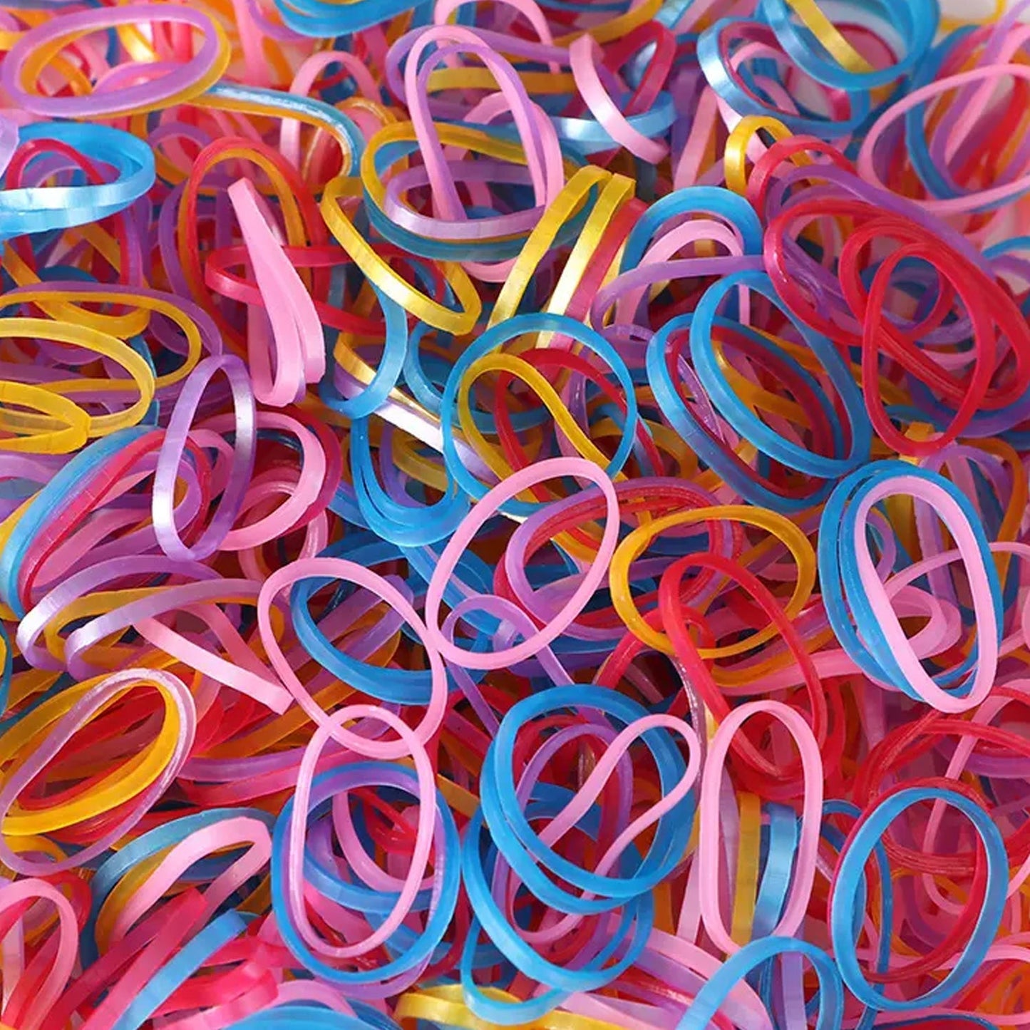 Strong & Reusable Rubber Bands: Multicolor for Office, Home & School (1.5 Inch 100 GM) Your Brand