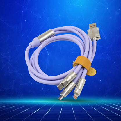 3 in 1 Multi Super Fast Charging Cable (1 Pc) Your Brand