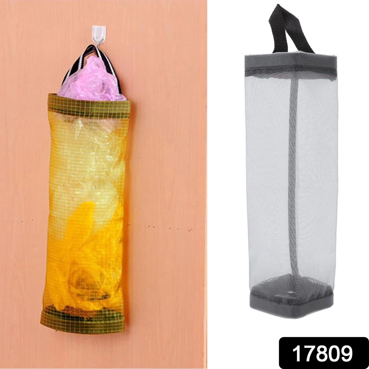 Hanging Waste Bag Holder, Garbage Bag Storage Bag, Widening Handle Hanging Sturdy for Store Garbage Bags Home Store Debris, Bedroom Large Capacity for Restaurant (1 Pc) Your Brand