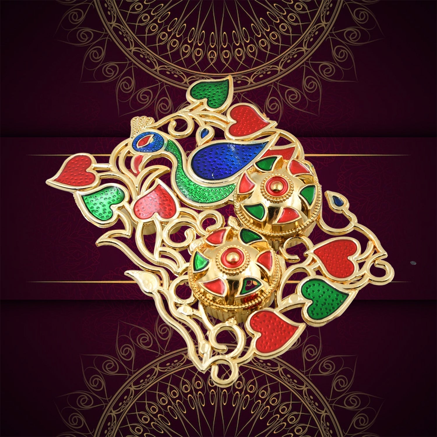 Rakasha Bandhan Special Puja Thali, Kumkum Thali Holder, Pooja Return Gift, Indian Housewarming Gifts, Brother / Bhai / Bhabhi / Sister / Family  Rakhi for Rakshabandhan, Diwali Your Brand