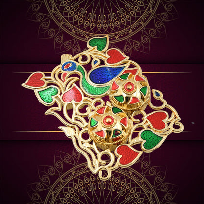 Rakasha Bandhan Special Puja Thali, Kumkum Thali Holder, Pooja Return Gift, Indian Housewarming Gifts, Brother / Bhai / Bhabhi / Sister / Family  Rakhi for Rakshabandhan, Diwali Your Brand