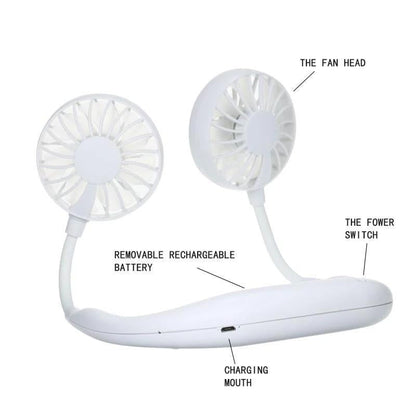 Hands-Free Wearable Neckband Fan Your Brand
