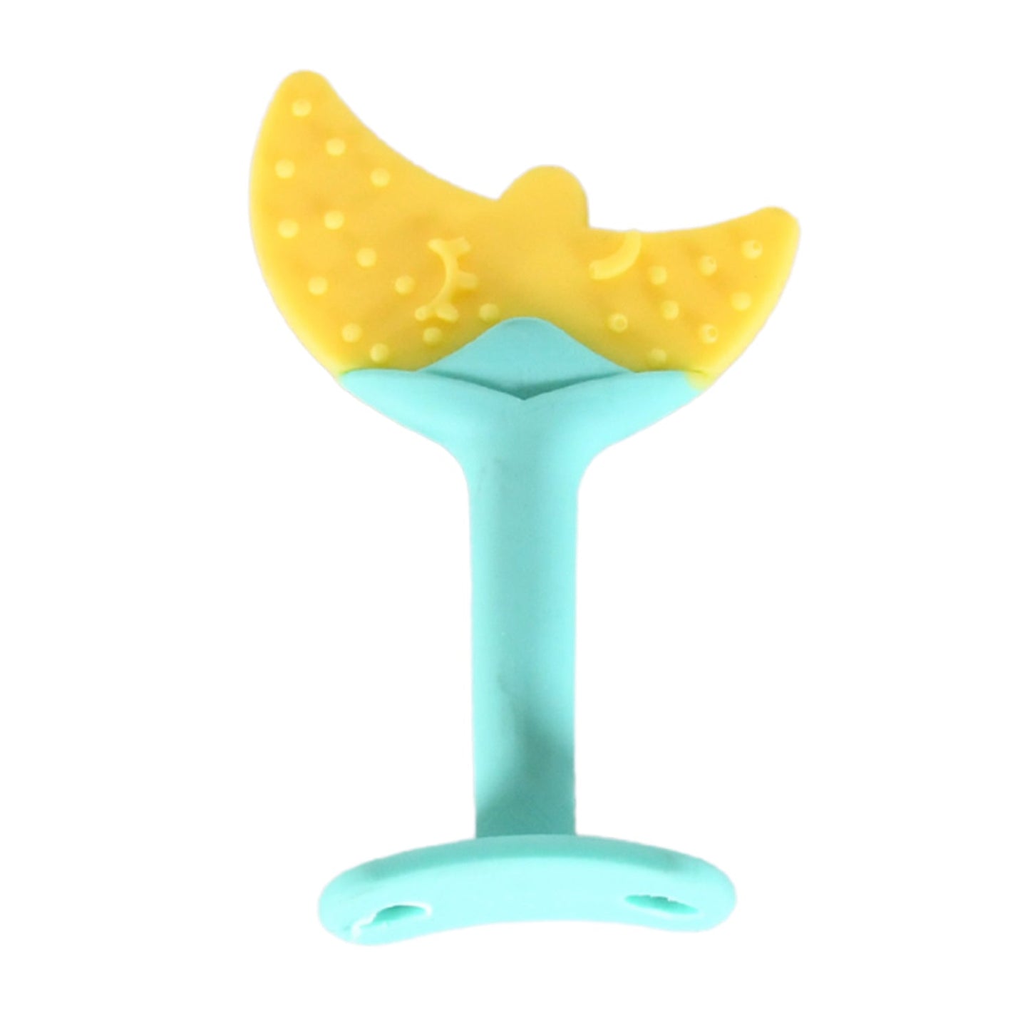Baby Silicone Teether, Fruit Teether for Toddlers,100% Food Grade Silicone Teether, Non-Toxic & Latex Free Suitable for Kids Above 3 Months Sunflower, Moon Shape(1 Pc) Your Brand