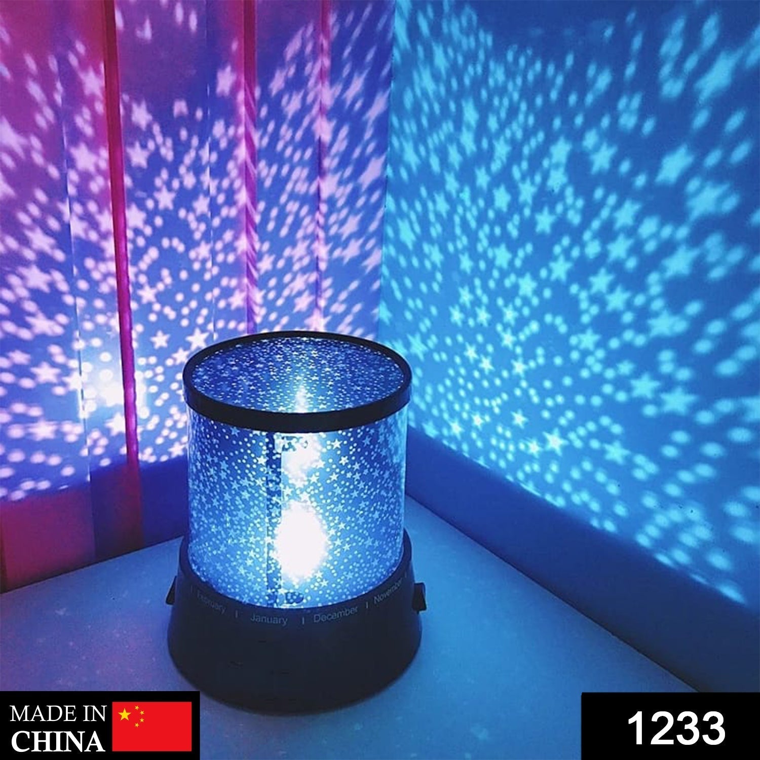 Star Night Light Projector Lighting USB Lamp Led Projection LED Night (Battery & Cable Not Included) Your Brand
