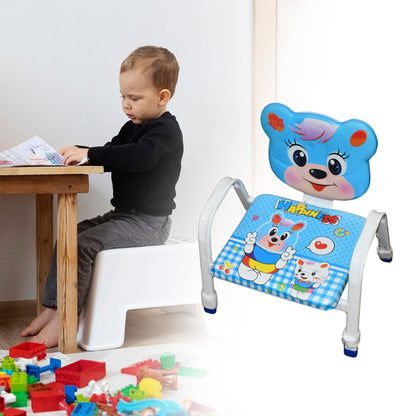 Cartoon Baby Chair Strong Steel Cushion & Comfortable Baby Chair High Quality Chair (1 Pc) Your Brand