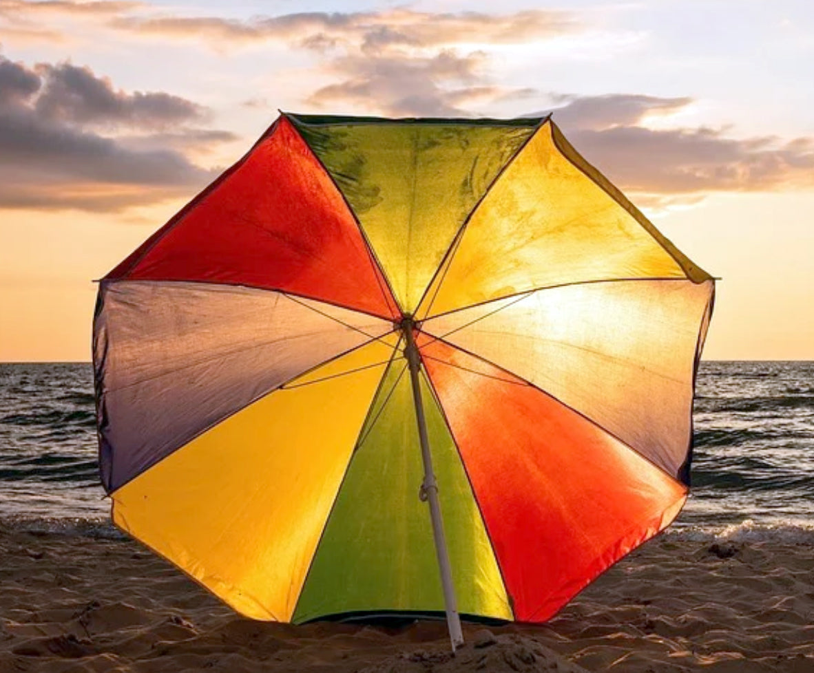 Sun Protection Water Proof Fabric Polyester Garden Umbrella for Beach, Lawn Your Brand