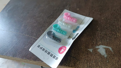 Cable Cord Protector Saver with Suction end (Suction Winder / 4 Pcs Set) Your Brand
