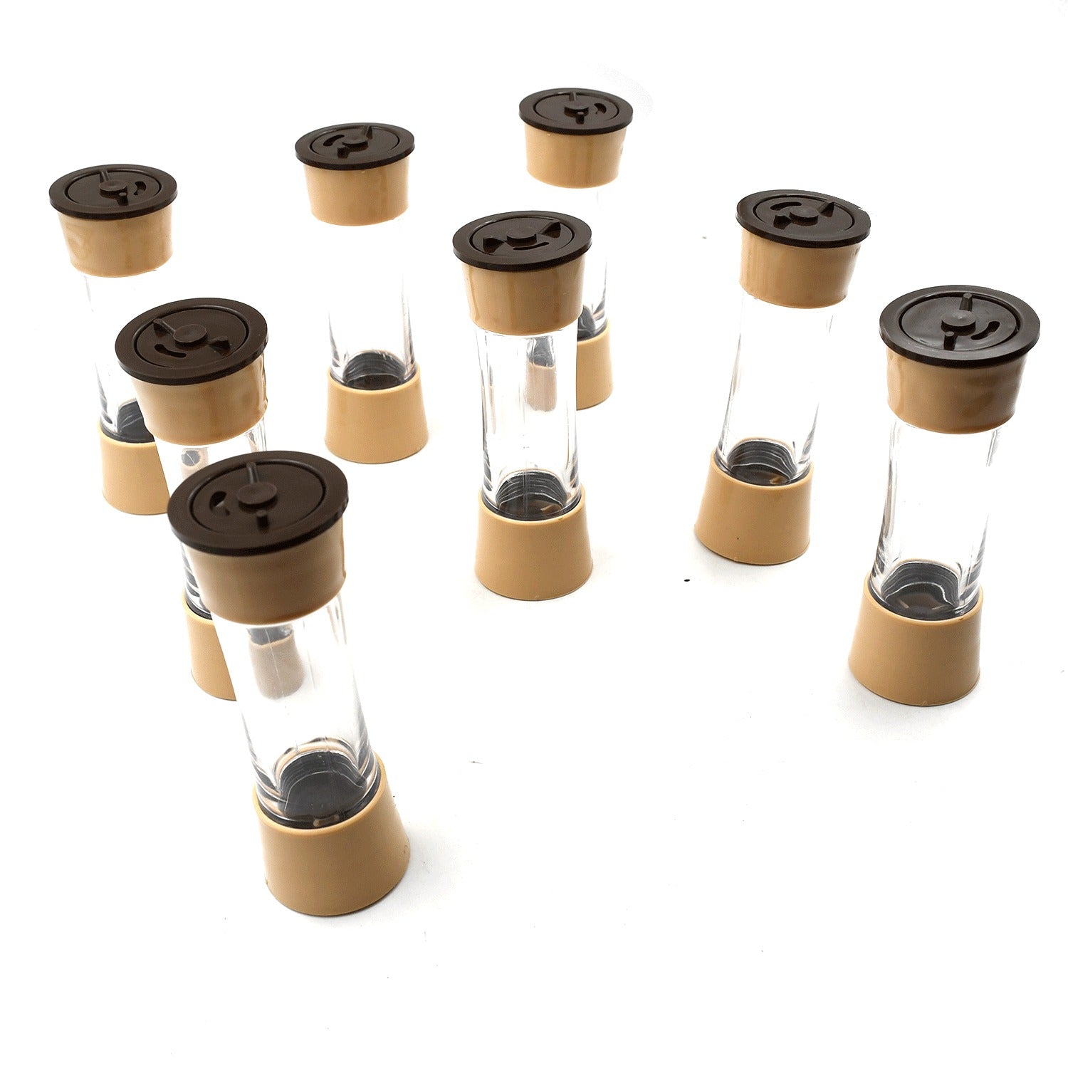 Revolving Spice Rack, 8 Spice jars with 120 ml, Condiment Set Your Brand