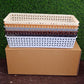 Plastic Multipurpose Desk Organizer Tray (6 Pcs Set)