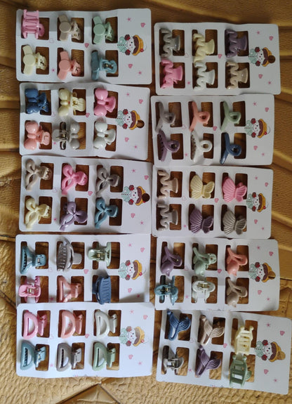 Hair Clips for Girls Kids Hair Accessories (6 Pcs Set), Hair accessories (Mix Design)