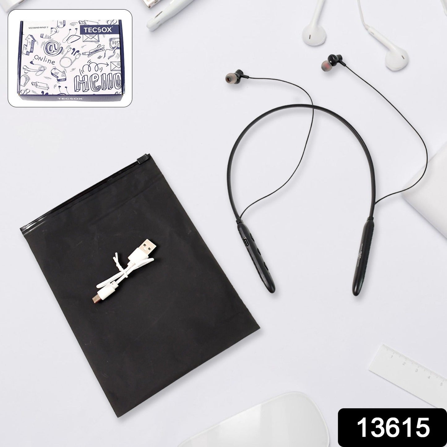 Bluetooth Wireless in-Ear Earphones (1 Pc / USB Type-C) Your Brand