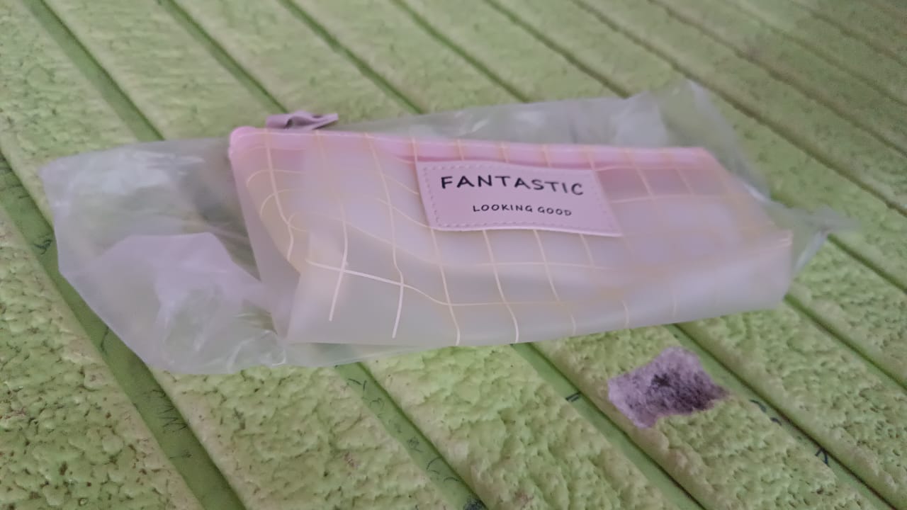 Transparent Pencil Zip Pouch Bag Zipper  (1 Pc) Your Brand