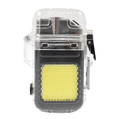 Usb Rechargeable Electric Lighter  3 Modes Cob Flashlight (1 Pc) Wukusy