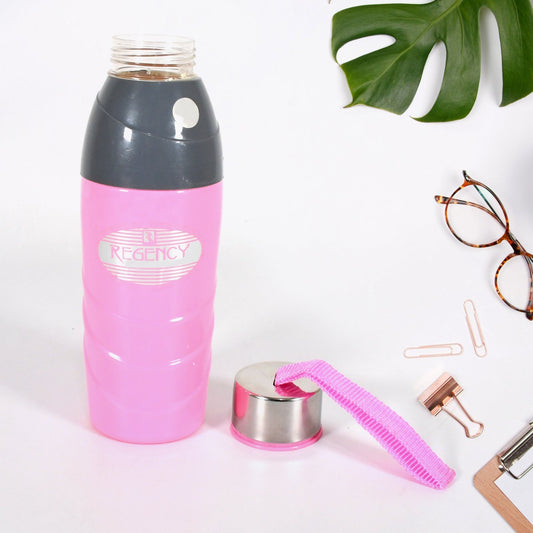 Plastic Sports Insulated Water Bottle with Dori Easy to Carry High Quality Water Bottle, BPA-Free & Leak-Proof! For Kids' School, For Fridge, Office, Sports, School, Gym, Yoga (450 ML / 1 Pc / Multi Color) Your Brand