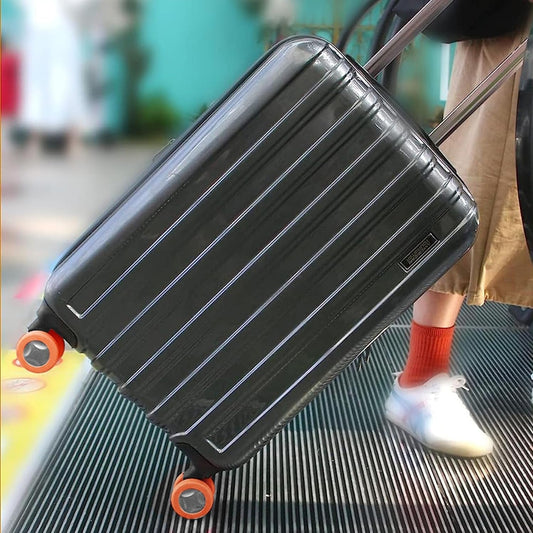 Luggage Wheel Covers, 8 Pcs Luggage Wheel Covers For Suitcase, Reduce Noise For Travel Luggage Suitcase, Silicone Suitcase Wheels Cover, For Protect Suitcase Wheels (8 Pcs) Your Brand