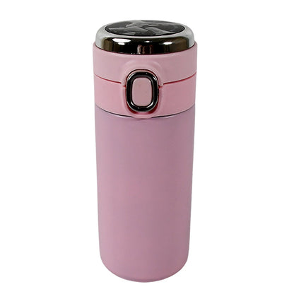 Smart Vacuum Insulated Water Bottle with LED Temperature Display, Cold & Hot | Leak Proof | Office Bottle | Gym | Home | Kitchen | Hiking | Trekking | Travel Bottle  (Mix Color & Design / 320 ML) Your Brand