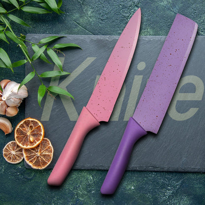 Corrugated 6Pc Kitchen Knife Set Professional Box Knife Set 6 Piece Forged Kitchen Knives with Box. Your Brand