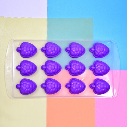 Silicone Mold Ice Cube Tray Creative Sweet Multi Type Ice Tray , Ice Cube Trays Multi Fruit Shape Ice Tray (1 Pc) Your Brand