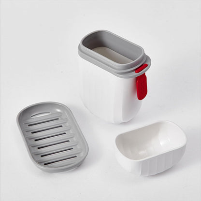 Stylish and Practical Soap Holder for Travel  Soap Box With Secure Seal and Non Leak Design Stylish Soap Box for Home, Bathroom, Hiking, Travel, Camping Capsule Soap Box (1 Pc) Your Brand