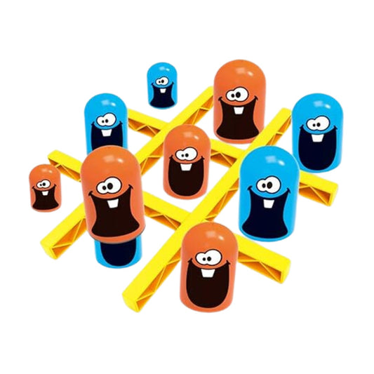 Tic-Tac-Toe Game, Gobble Game, Board Game Indoor (1 Set) Your Brand