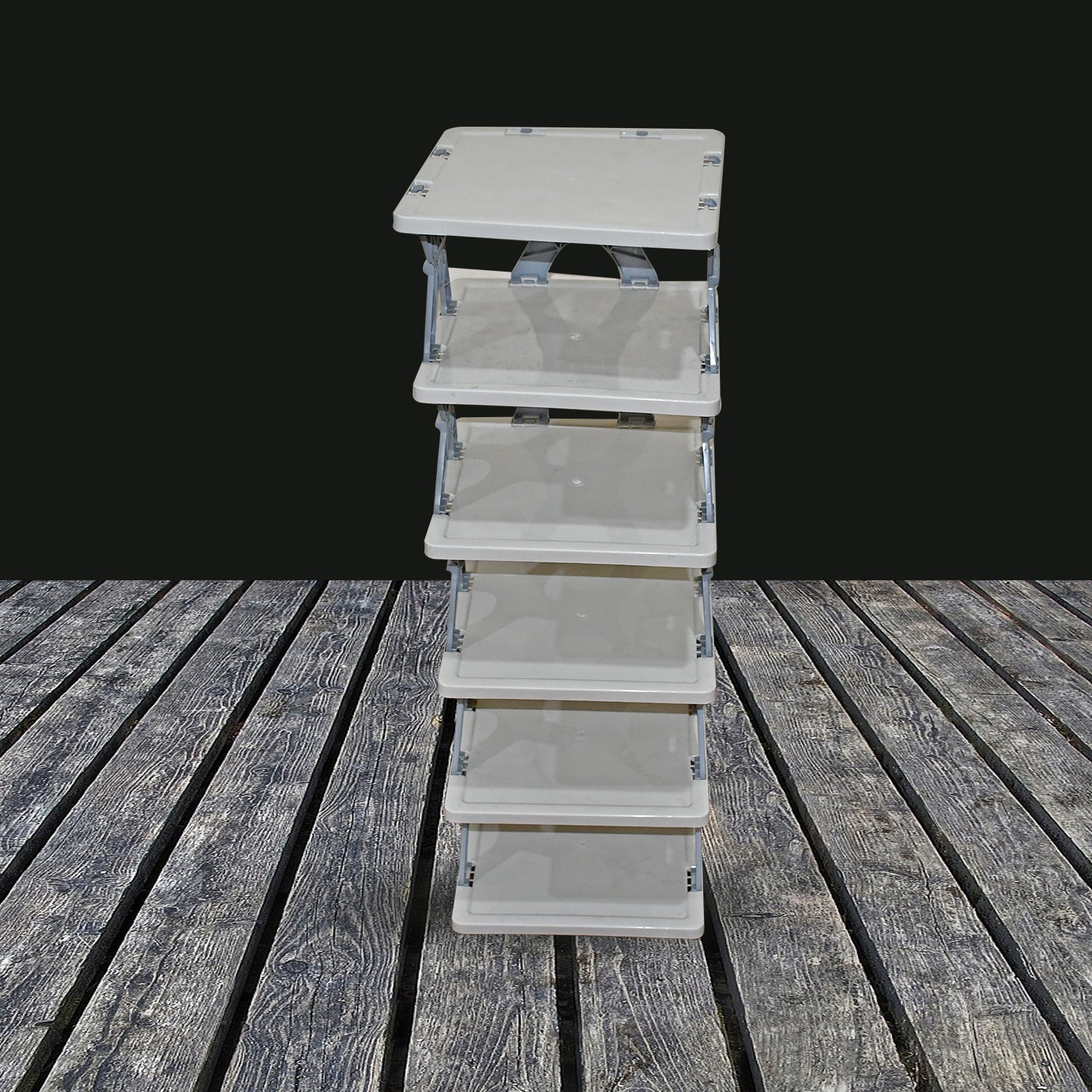 Foldable Shoe Rack (1 Pc, 6 Layers): Space-Saving, Entryway Storage Your Brand