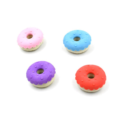 Donut Eraser for Girls & Boys / Eraser for School B'Day Return Gift Party Doughnut Lollipop Ice Cream Theme Shape Erasers Pencils Set for Kids Educational Stationary kit, School Supplies (1 Set 4 Pc) Your Brand